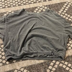 JoyLab Charcoal Gray Crop Top